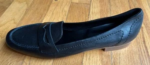 Scarpe mocassini Coach Made in Italy NUOVI in pelle nera taglia 8 M - Foto 1 di 5