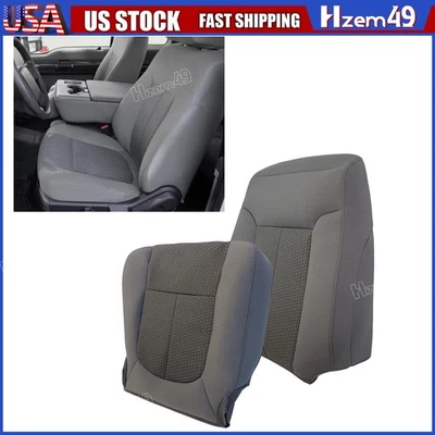 2011-2016 For Ford F250 F350 F450 Super Duty XLT Driver Side Cloth Seat Cover Foto 1 de 4