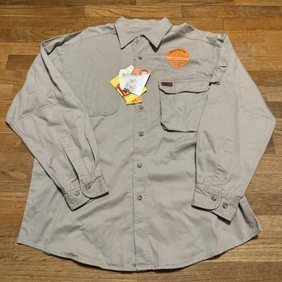 Vintage NWT Woolridge Shooting Hunting Shirt Grey Mens Size Large - Image 1 of 4