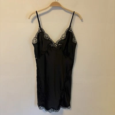 Pijama feminino Victoria's Secret sexy renda preta M - Imagem 1 de 4