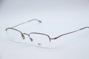NEW BEAUSOLEIL PARIS MAYA BRO BROWN AUTHENTIC EYEGLASSES 49-19 - Picture 1 of 4