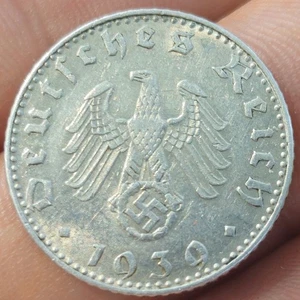 50 PFENNIG 1939 B VIENNE ALLEMAGNE NAZI - Picture 1 of 2