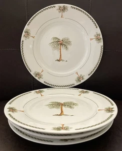 "Juego de 4 platos de ensalada de palmera Gibson EVERYDAY de 7 1/2"" USADOS" - Imagen 1 de 9