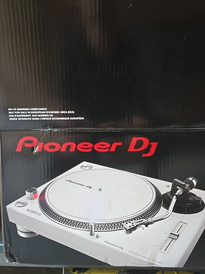 Pioneer DJ PLX-500-White Direct drive turntable - Image 1 of 4
