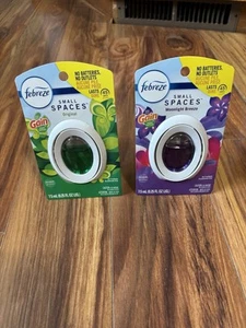 2 Febreze Small Spaces Original & Moonlight Breeze Gain Air Freshener New - Picture 1 of 2