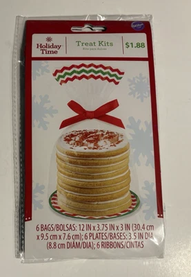 Wilton Holiday Time Christmas Treat Kit Bags - 6 Pack - New In Package - Image 1 of 4