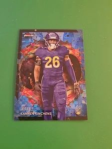 2024 Kamren Kinchens RC#258 Topps Finest Purple Check Refractor Rare # /49 - Picture 1 of 4