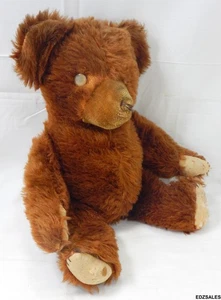 18 1/2" Vintage Classic Jointed Teddy Bear Stuffed Animal - Picture 1 of 12