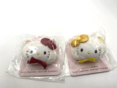 Juego de pinzas para el cabello de felpa HELLO KITTY y MIMMY, SANRIO Foto 1 de 4
