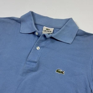 Lacoste Polo Shirt Short Sleeve Cotton Classic Fit Blue Men's Medium (4) - Picture 1 of 13