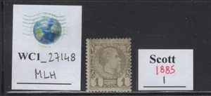 WC1_27148.MONACO. 1c. Sello verde oliva 1885. Sc. 1. MLH - Imagen 1 de 1