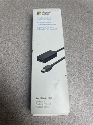 Microsoft Q7X-00019 Mini DisplayPort to HD AV Adapter / NEW - Image 1 of 3