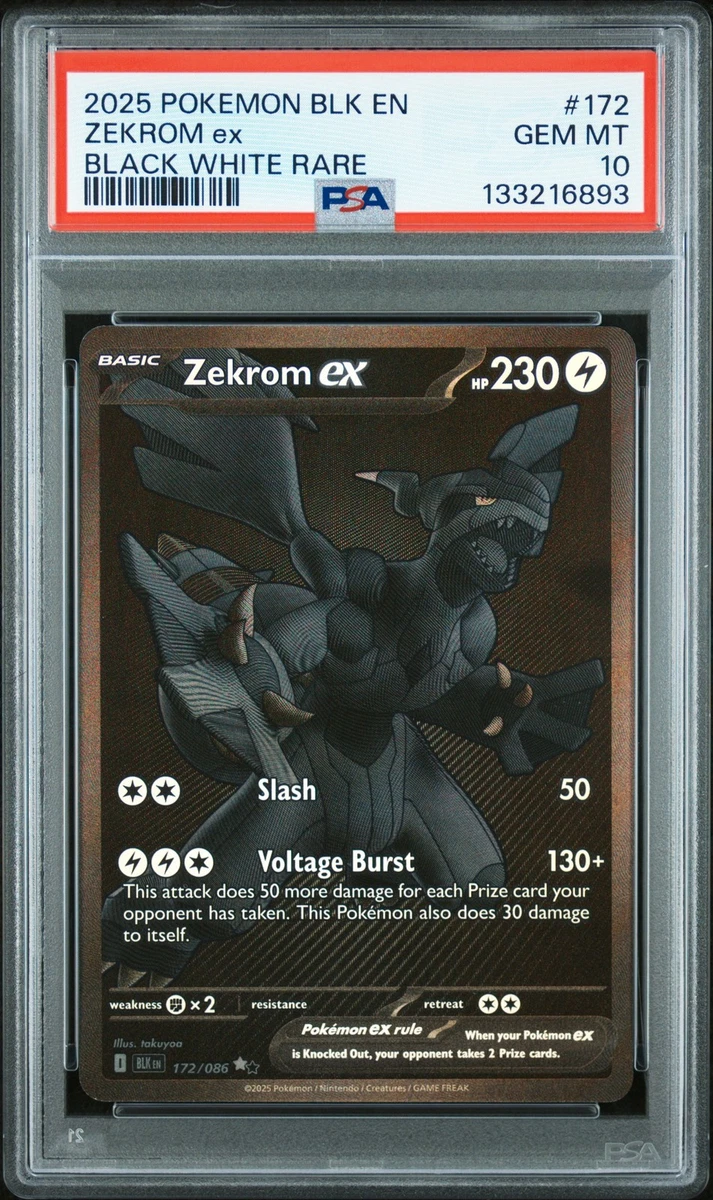 Zekrom Ex Pokémon TCG Collectible Card Games & Accessories for