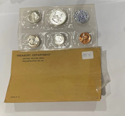 1956 US Mint Silver Proof Set UNC in OGP with Envelope - Image 1 of 2
