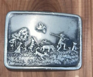Vintage Winnie the Pooh Tigger brass Belt Buckle 1976 Indiana Metal Craft F 98 - Picture 1 of 5