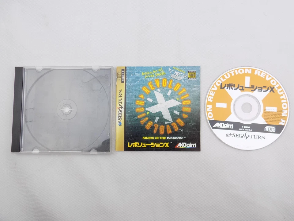 Mint Disc Sega Saturn Revolution X  Music is the Weapon â Inc Manual - Japan - Image 1 of 1