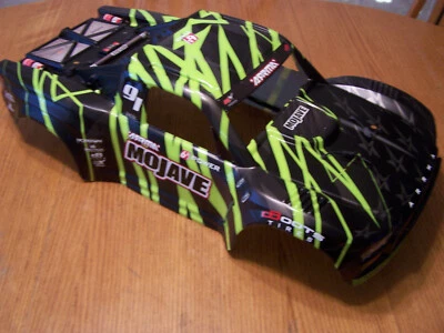 Arrma Mojave 6s BLX Desert Truck Green Black Factory Painted Body 4Clips DAMAGED - Image 1 of 4