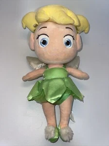 12" Disney Store Tinker Bell Fairy Peter Pan Toddler Plush Toy Doll Tinkerbell - Picture 1 of 3