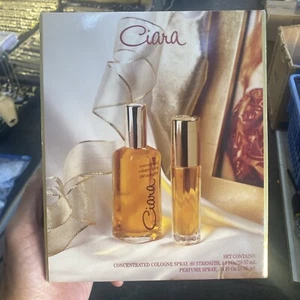 CIARA CONCENTRATED COLOGNE SPRAY 80 STRENGTH 1 OZ + PERFUME SPRAY .34 OZ BOXED - Picture 1 of 6