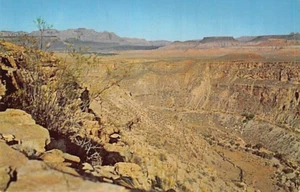 Postcard UT: Hurricane Ditch, Built by Mormon Pioneers, near St. George, Utah - Picture 1 of 2