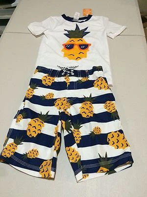 NWT Gymboree Boy Rash guard Pineapple Set many sizes - Image 1 of 3