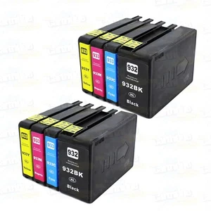 8PK 932XL 933XL HY Ink For HP Officejet 6100 6600 6700 7110 7510 7512 7610 7620 - Picture 1 of 1