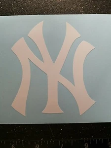 New York Yankees 3.5" H Vinyl Car Truck Decal Window Bumper Laptop Cornhole Cups - Picture 1 of 2