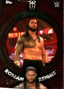 2021 Topps WWE Superstars Show up & Win Roman Reigns #221 Hell in a Cell 2020 - Imagen 1 de 2