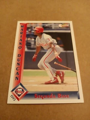 1993 Pacific Spanish Philadelphia Phillies Baseball Card #234 Mariano Duncan - Image 1 of 3