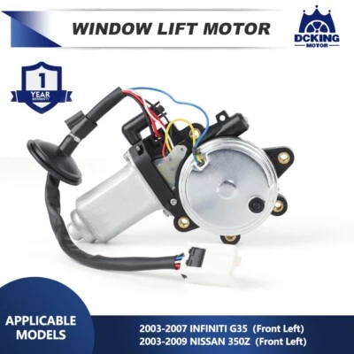 Window Motor For 03-07 Infiniti G35 And 03-09 Nissan 350Z Front Left Driver Side - Image 1 of 4