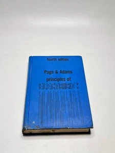 Page & Adams Principles of Electricity 4th Ed Page Adams 1969 - Picture 1 of 3