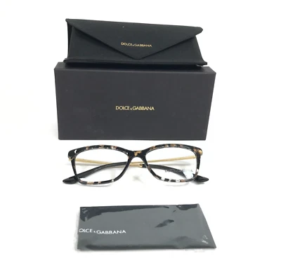 Monturas de gafas Dolce & Gabbana DG3347 911 cubo negro/dorado ojo de gato 54-16-145 Foto 1 de 4