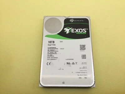 SEAGATE EXOS X10 10TB 7.2K SAS 12Gb/s 3.5IN 4Kn HDD ST10000NM0206 ***Grade B - Image 1 of 2