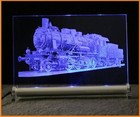 Dampflokomotive LED  Leuchtschild Lokomotive locomotive