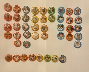 LOT OF 45 : 1984 FUN FOODS BUTTONS BASEBALL PINS Only 8 Duplicates See Pics - Picture 1 of 4