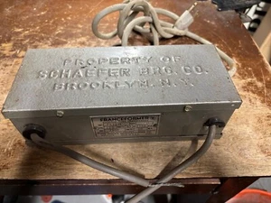 Vintage Franceformer Neon Transformer 7500H 120V Schaefer Brewing CO Working!! - Picture 1 of 3