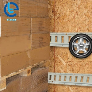 2' Silver For Garages Vans Trailers Motorcycle Steel E Track Tie Down Rail Kit - Picture 1 of 14