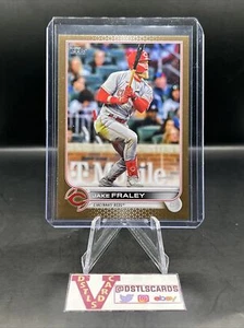2022 Topps Update - JAKE FRALEY GOLD PARALLEL /2022 #US43 Cincinnati Reds - Bild 1 von 3