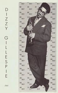 Dizzy Gillespie Young Bandleader Bebop Black & White 35 x 22 Poster - Bild 1 von 4