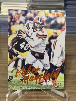 2020 Panini Luminance Baker Mayfield Orange /50 #29 - Image 1 of 2