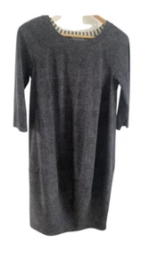 SCHELLA KANN 2 MIDI Blue Dress Size 38 / 8 US/ 12 AU New Without Tags - Foto 1 di 9