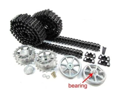 Mato 1/16 Henglong Panzer IV F RC Tank MT011 Metal Tracks Sprockets Idler Wheels - Image 1 of 4