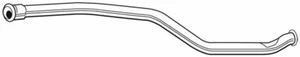 TUBO MARMITTA CENTRALE PER IVECO DAILY DAL 1989 AL 1998 30.8 35.8 - Imagen 1 de 1