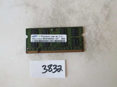 Samsung M470T5663EH3-CF7 2Gb 800Mhz PC2-6400 DDR2 SODIMM laptop memory RAM (3832 - Image 1 of 2