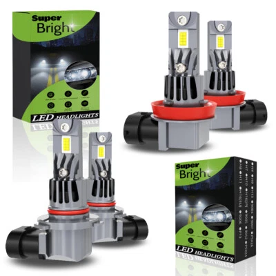 For Saab 9-7x 2005-2009 9005+H11 Combo LED Headlight Hi Low Beam Bulbs 6000K - Image 1 of 4