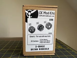 1/25 CK Mod Kits Budd Wheels 2 Hole - Full Set #CK2402 - Picture 1 of 6