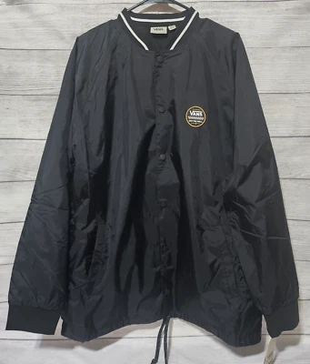 Chaqueta de nailon con botones de manga larga Stackton talla XL para hombre Vans Foto 1 de 4