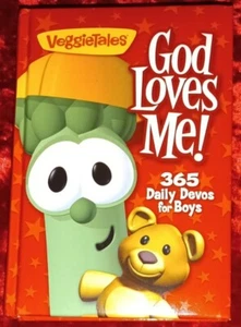God Loves Me!: 365 Daily Devos for Boys (VeggieTales (Big Idea))  *GREAT BOOK* - Bild 1 von 12