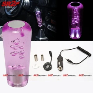 LED Light Pink Stick Shift Knob 4" In Crystal JDM VIP Bubble Gear Shifter - Bild 1 von 1