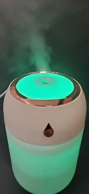 Mini Humidifier, Diffuser 330ml, USB Desktop, Car, Ultrasonic Aromatherapy... - Image 1 of 4